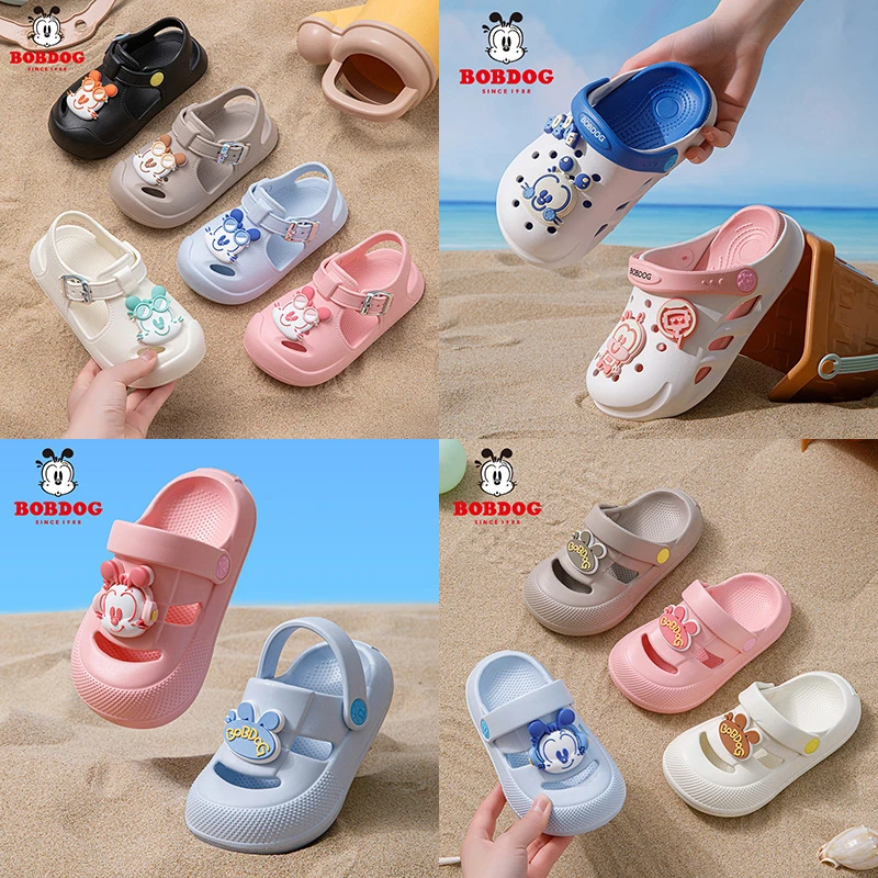 福利-晚7点】巴布豆卡通洞洞鞋夏季外穿防滑厚底耐磨软底凉拖鞋
