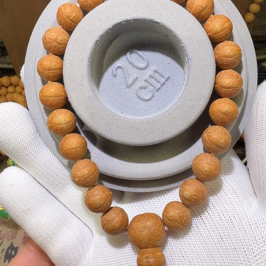 凤眼菩提手串老树红油皮12