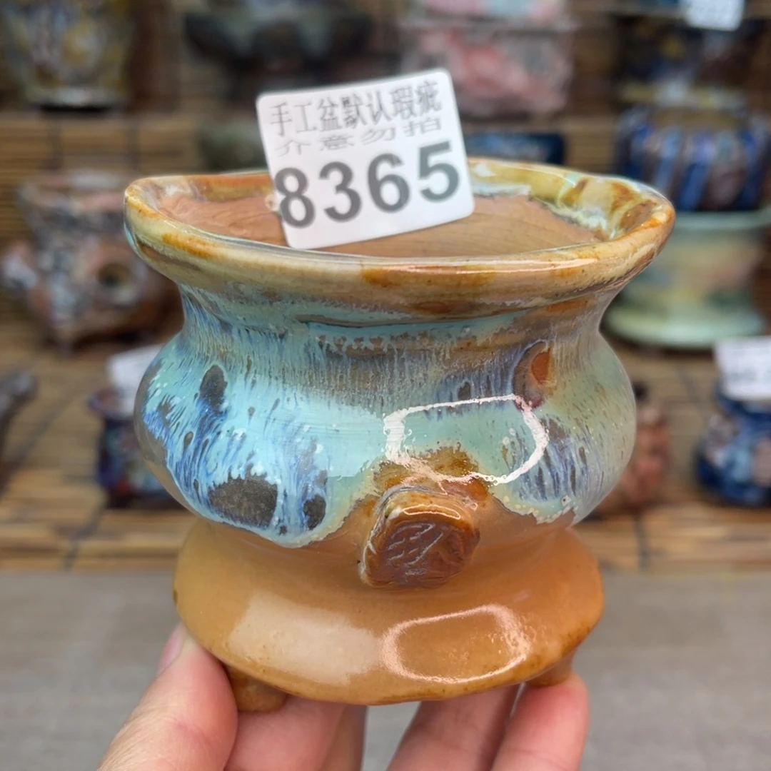 手工花盆默认瑕疵完美者勿拍