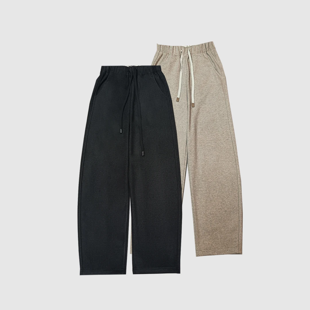 2024冬季【MAX原单】醋酸羊毛，高腰窄版弯刀版 加厚女款 休闲裤 68