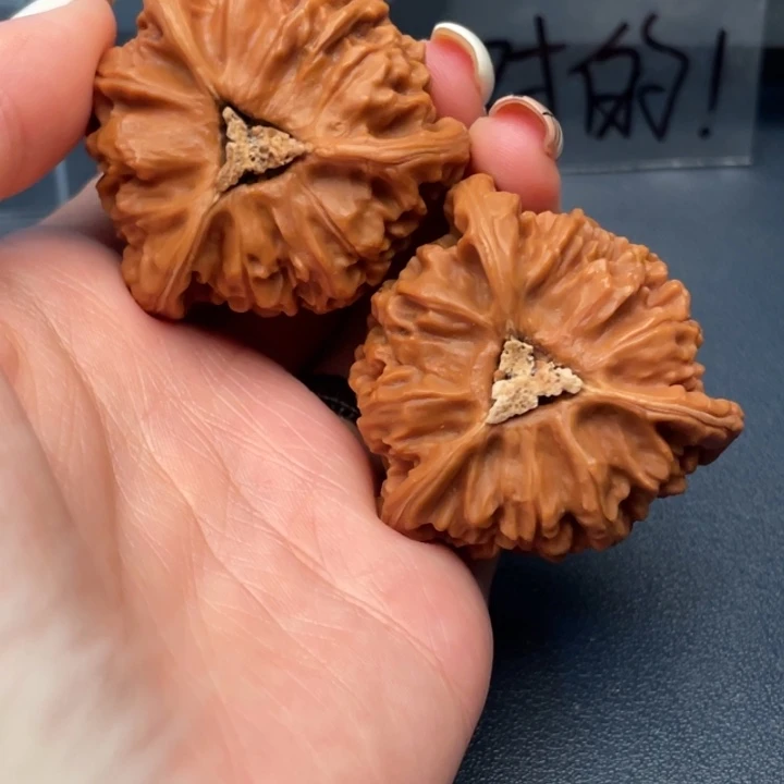 山***肉文玩核桃吊坠宫灯