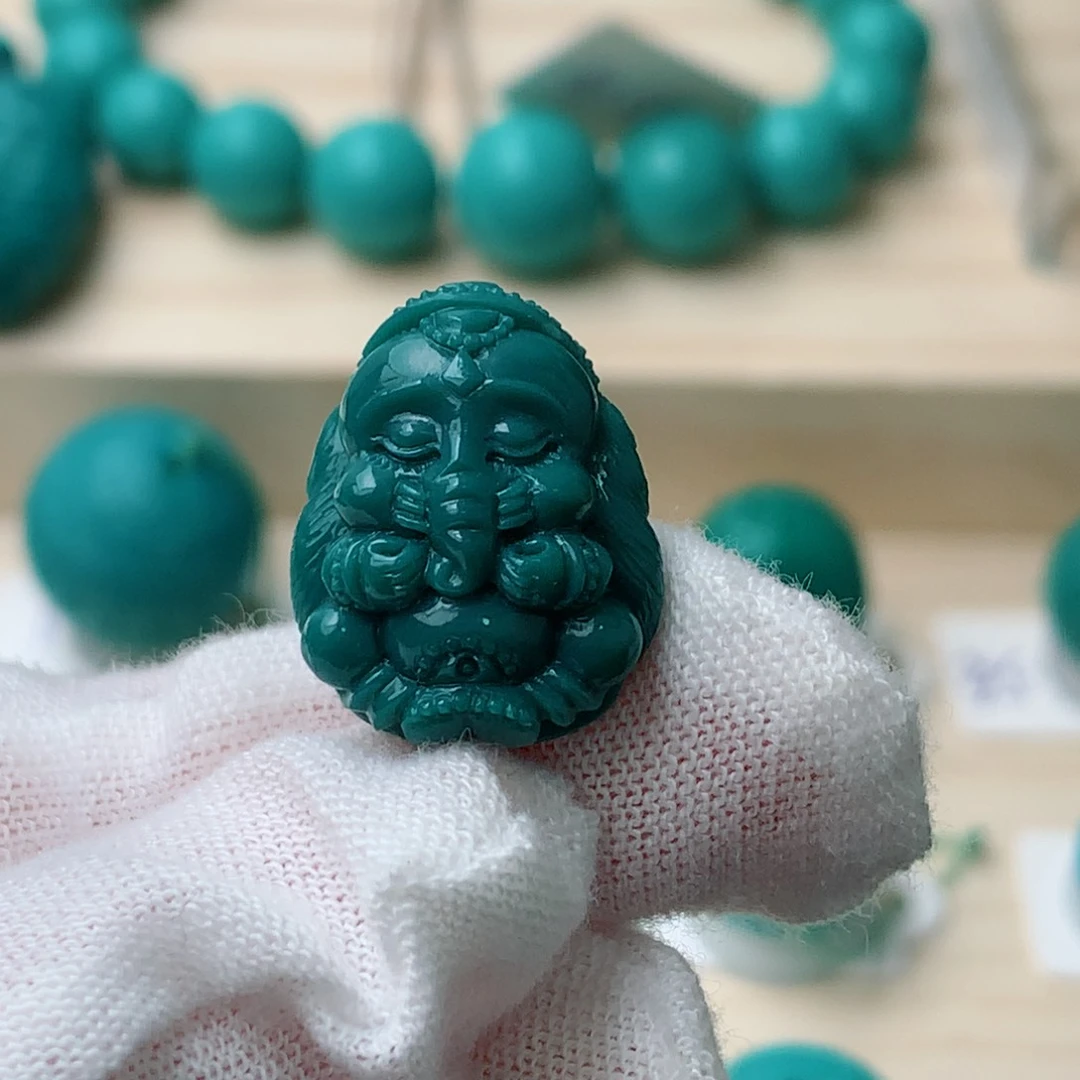 绿松石珠宝奇石合金绿松石