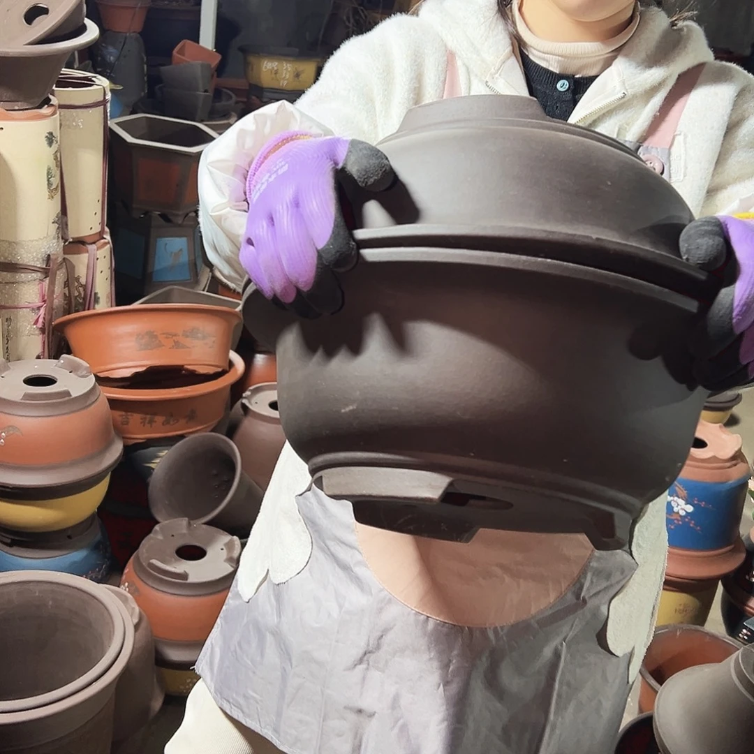 33+33紫泥碗盆花盆花盆花盆