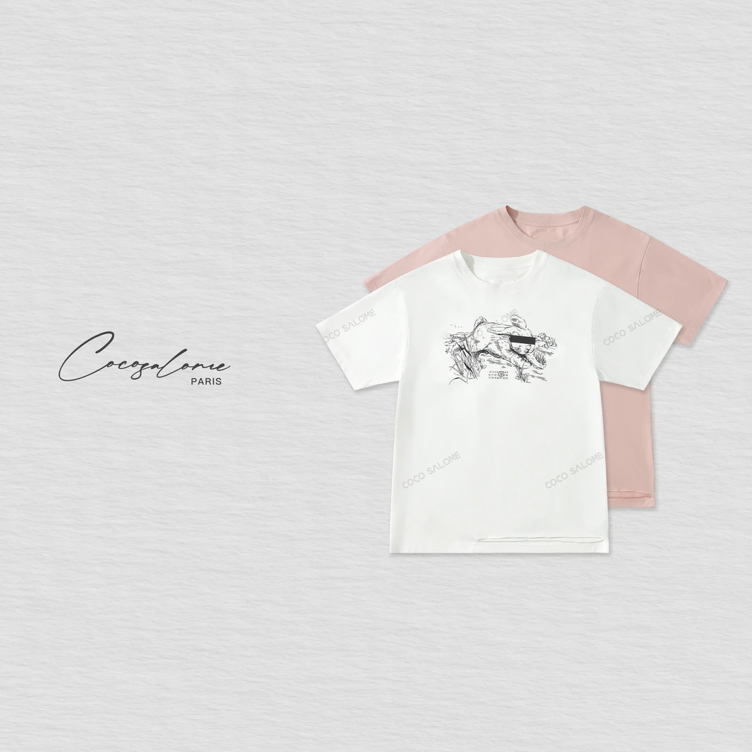 COCO SALOME｜韩彬彬"流浪T"2025夏季印花圆领吸汗百搭004K-(9)