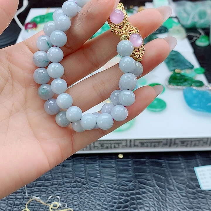 未镶嵌手链翡翠多样性发其一