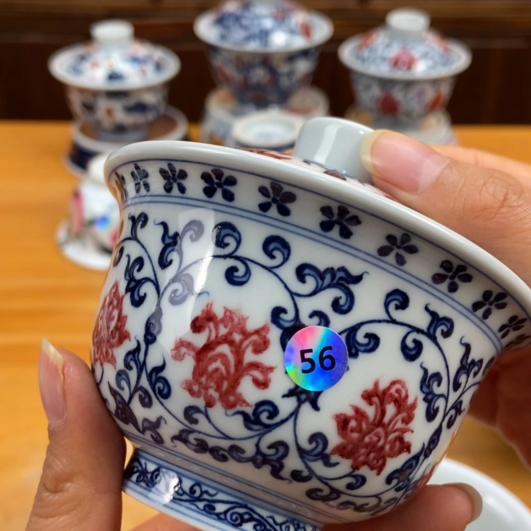 手绘现代茶具非古董