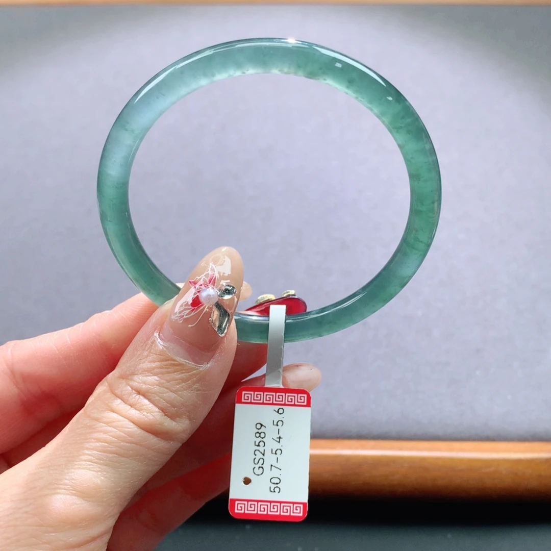 翡翠手镯未镶嵌天然翡翠手镯叮当镯