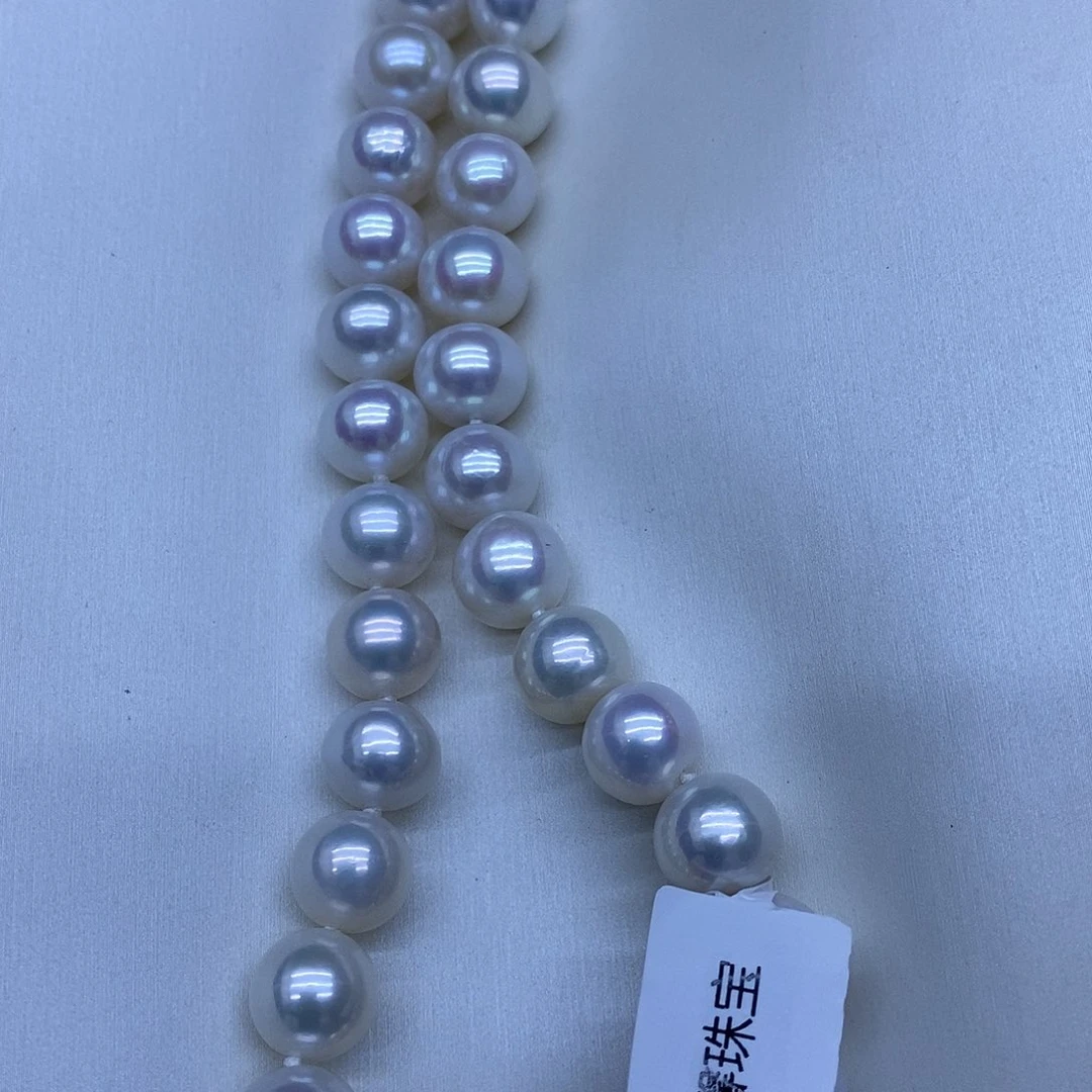 银S925镶嵌淡水珍珠卡10到11无核