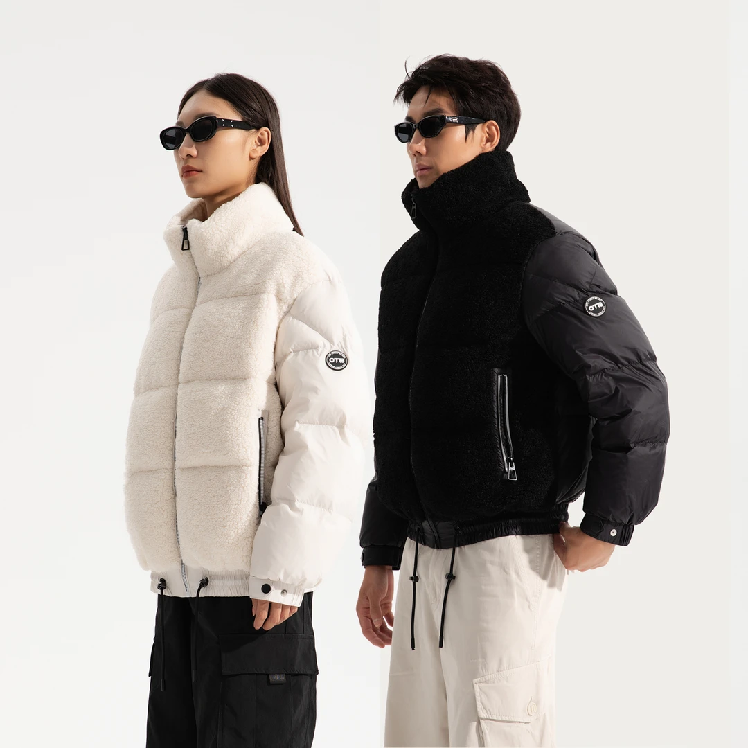 OTB冬季男女同款气质百搭立领鸭绒羽绒服OTB010084 YY