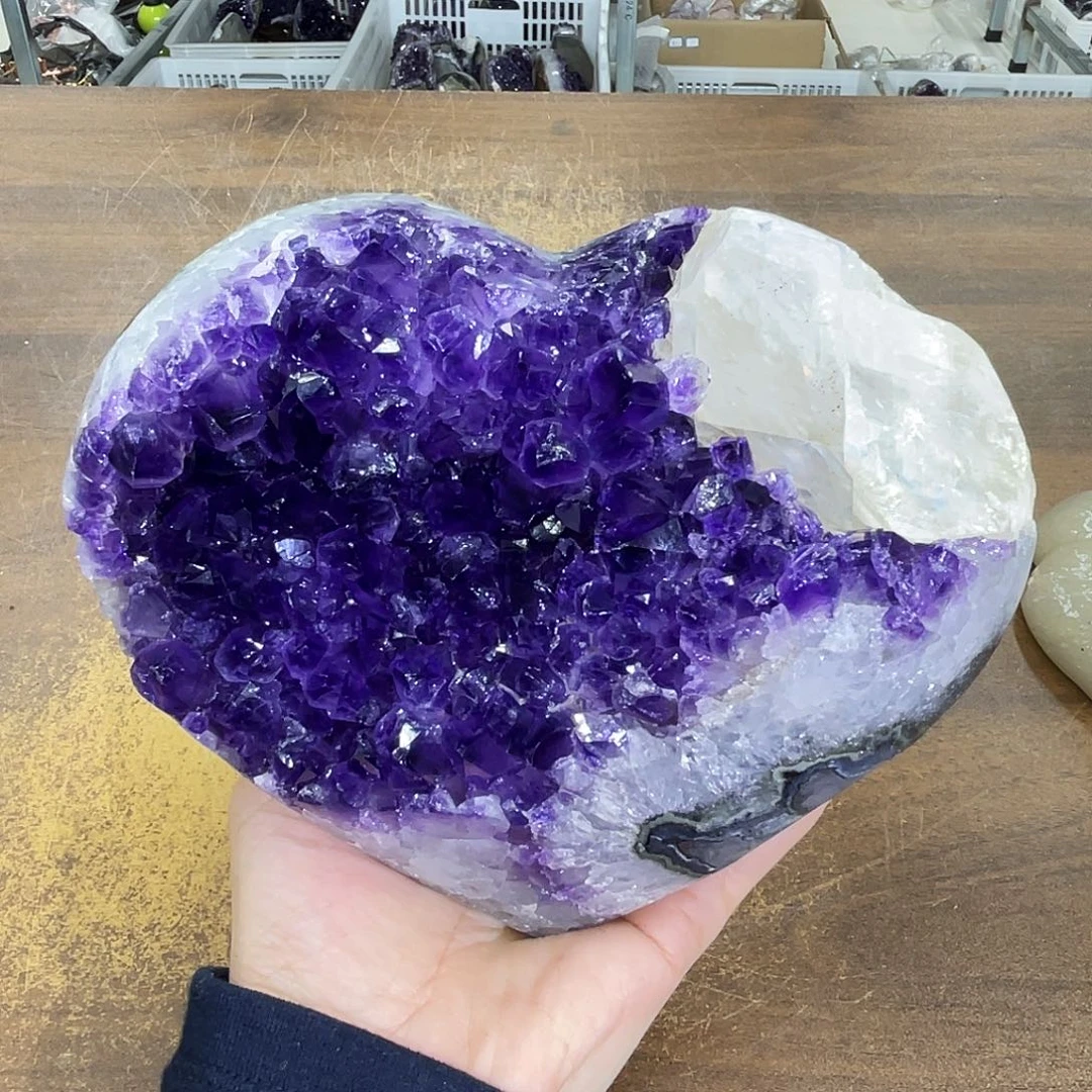 紫晶摆件未镶嵌晶体