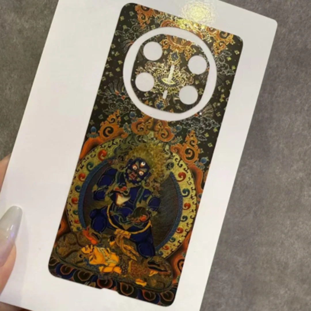 顺丰包邮折叠屏手机唐卡背膜【赠加热笔透明中轴膜】（拍一发二）