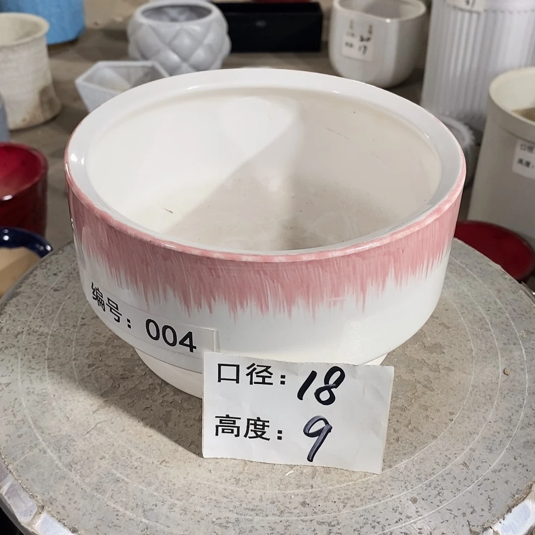 【闪购商品】陶瓷微瑕花盆-CCH004-1个小号