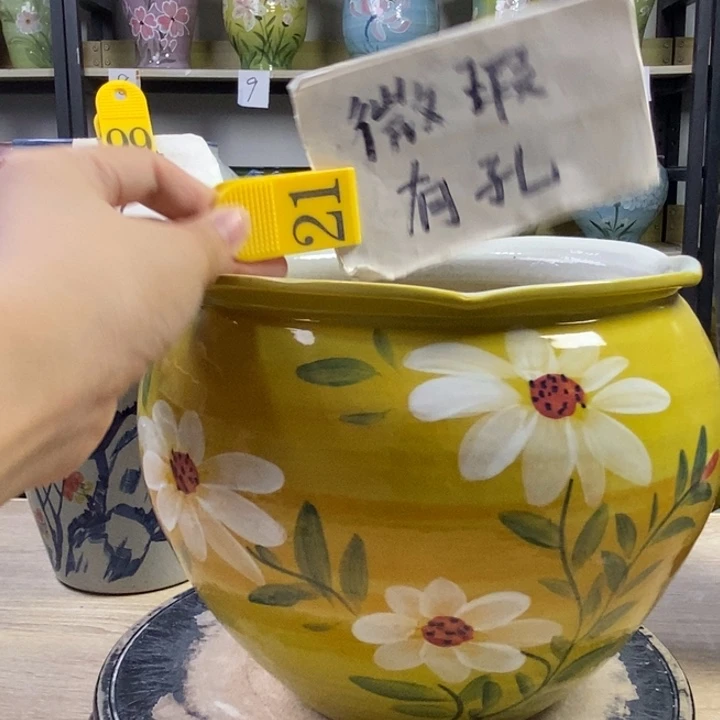 景德镇高温陶瓷花盆