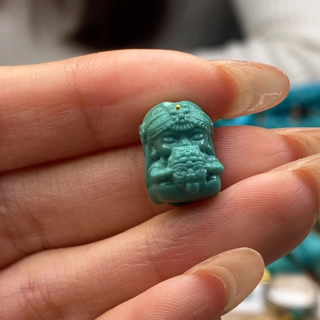 未镶嵌绿松石挂件