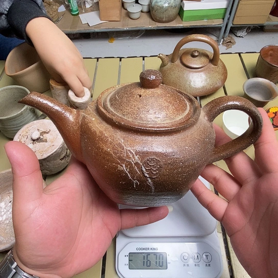 备前茶具套装默认微瑕不退不换看好在拍