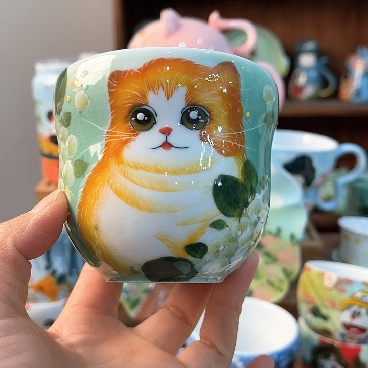 陶景德镇釉下手绘陶瓷