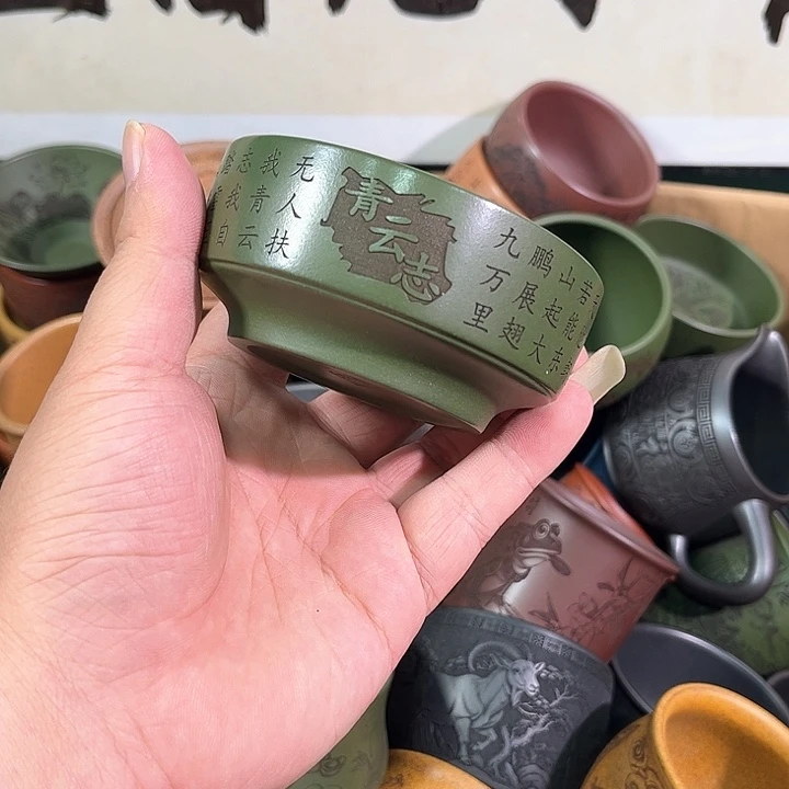 茶杯紫砂全手工紫砂主人杯