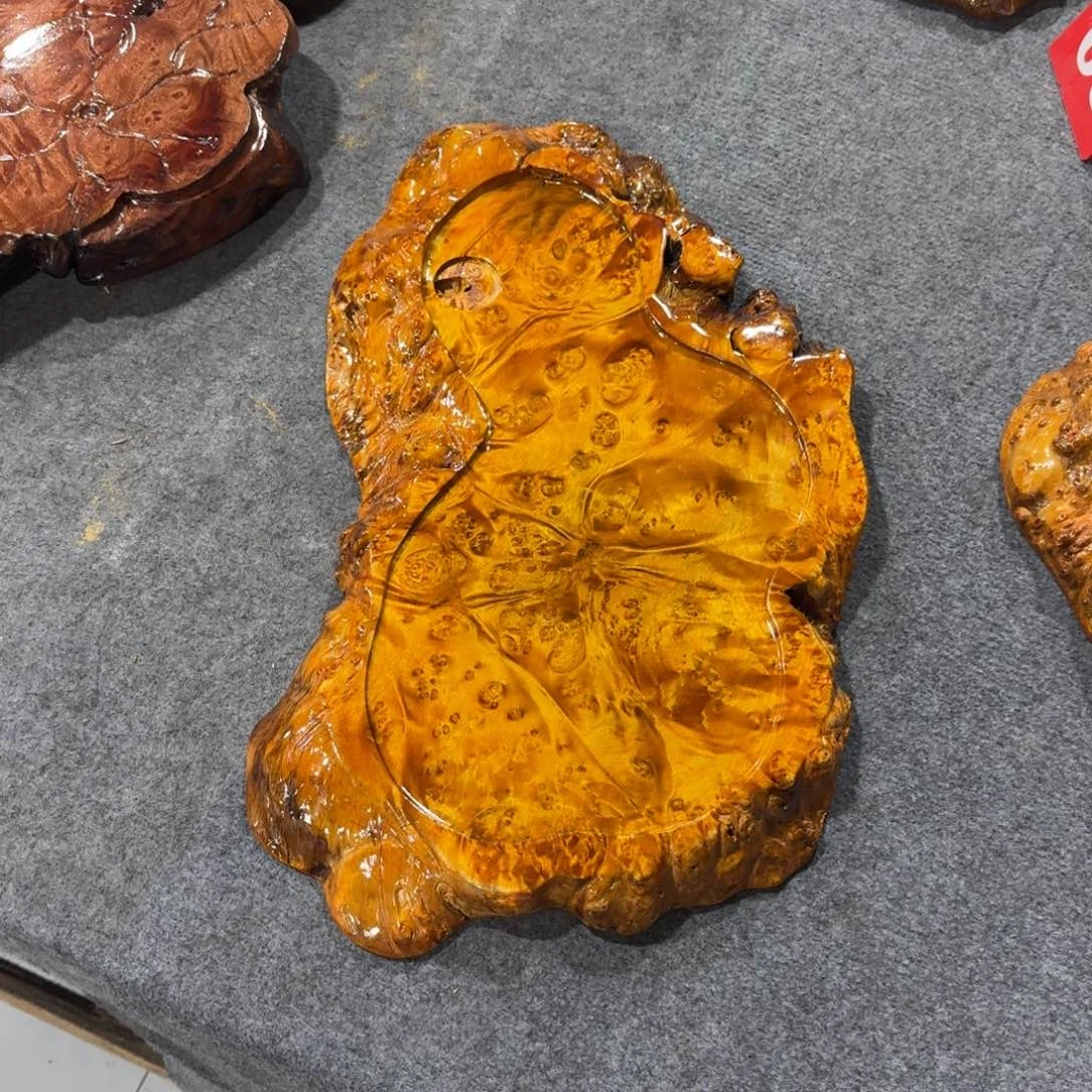 曾*曾黄金樟实木茶盘整块实木