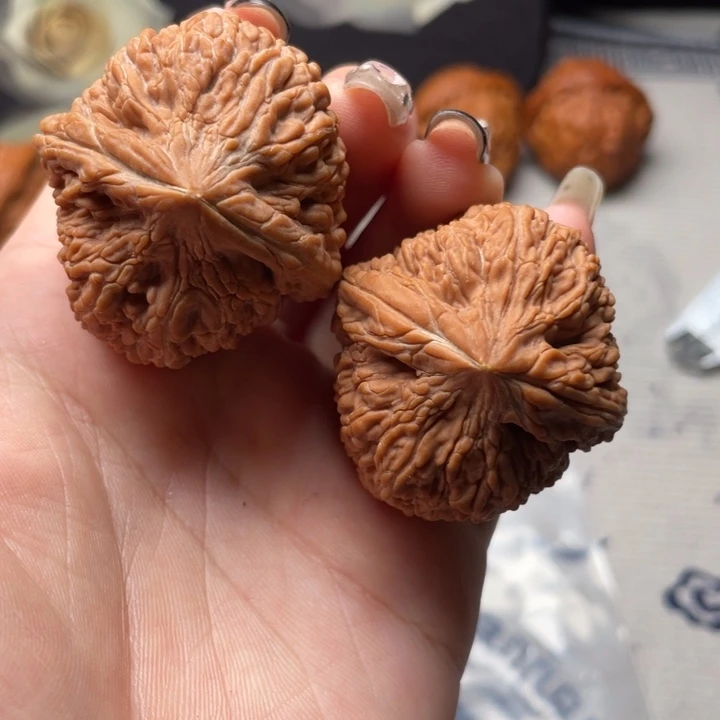 鲁***面把件文玩核桃大蒜头