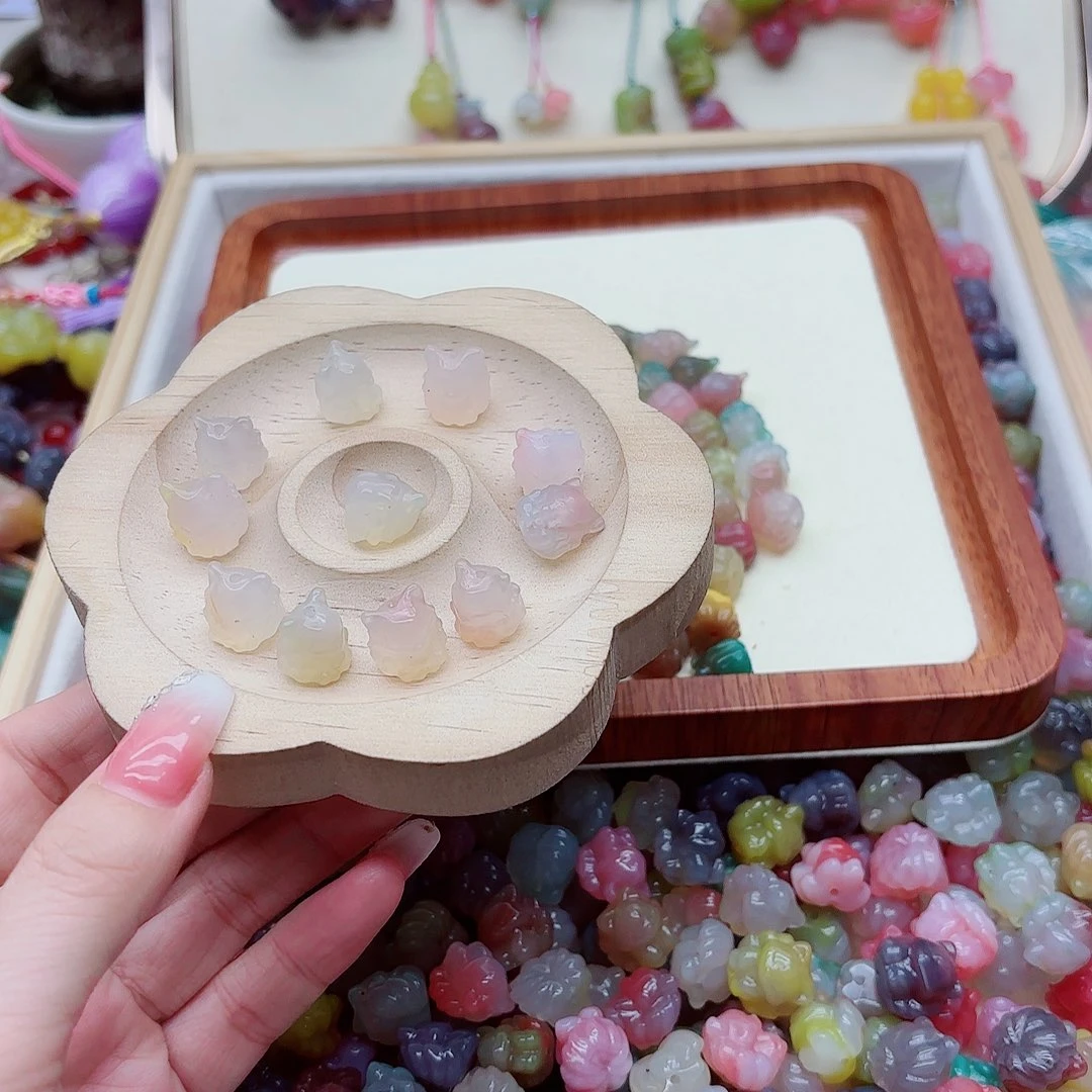 魏***星玛瑙/玉髓未镶嵌手链盐源18