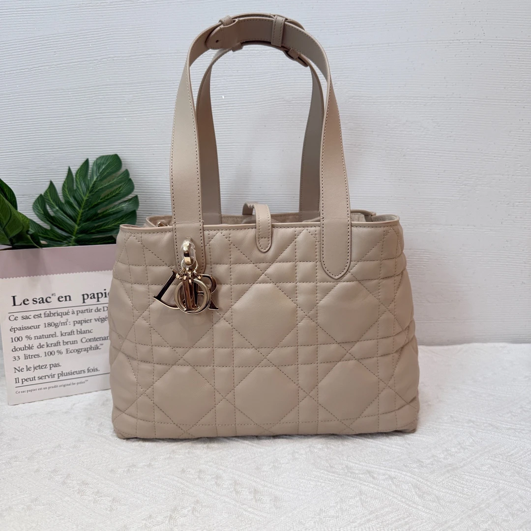 99新 DIOR/迪奥 Dior迪奥 toujours土著粉米色 中号 24年