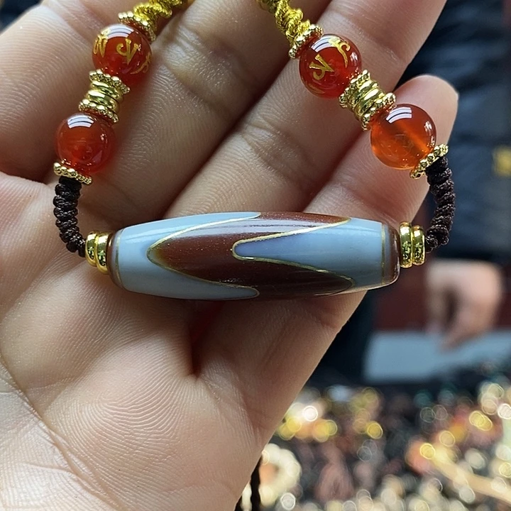 玛瑙/玉髓合金颈饰