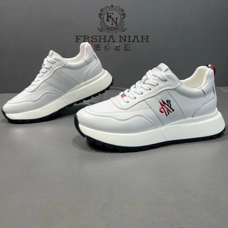 法莎尼亚男鞋运动休闲鞋厚底增高春季男士时尚潮流百搭透气休闲鞋