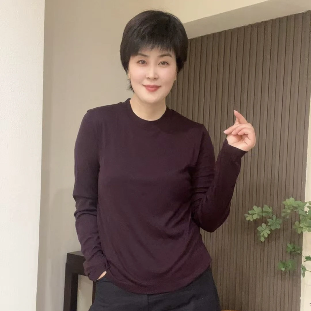 ZHIJIEFUSHI.【长期主义】经典百搭纯色桑蚕丝莱赛尔长袖