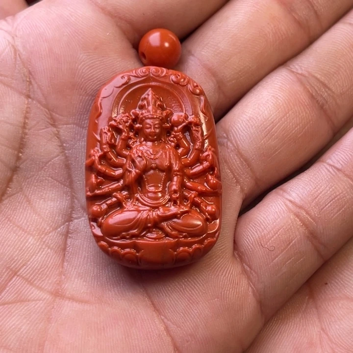 九***一未镶嵌川料瓦西精工吊坠南红玛瑙