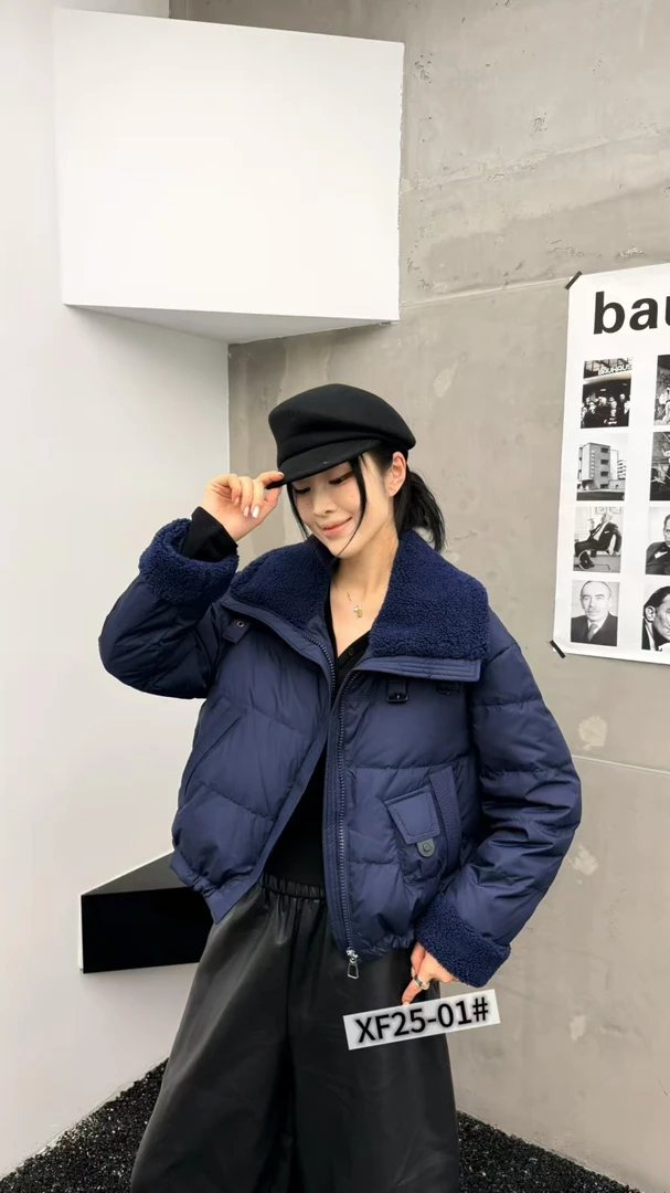 【D973】冬季洋气新款小个子时尚显瘦加厚保暖外套