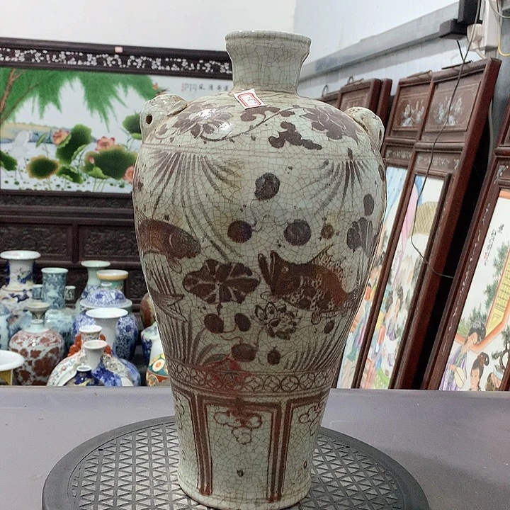 陶摆件博古架陶瓷摆件