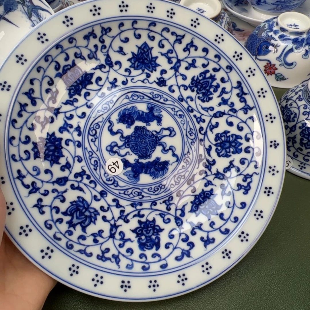 陶瓷景德镇纯手工纯手绘茶具木木49