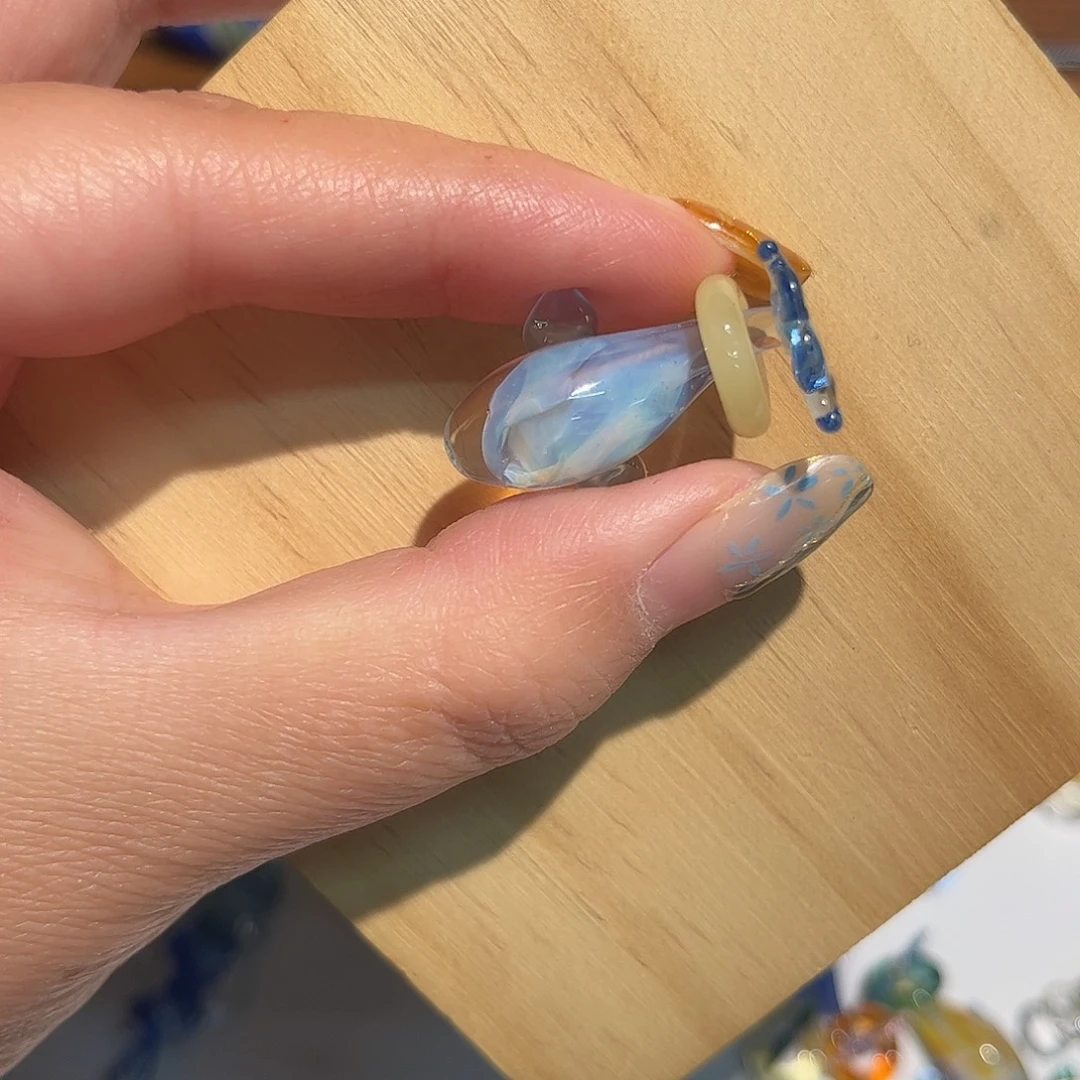 琉璃手工艺品鲸鱼