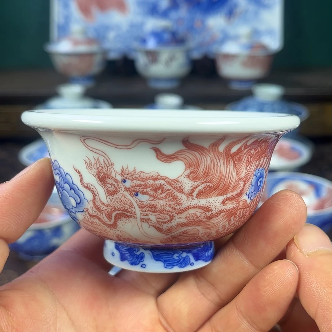 瓷片自成堂景德镇手工手绘