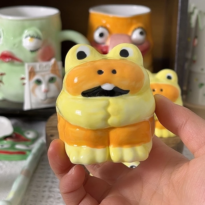 L***n陶噜噜摆件可爱可爱