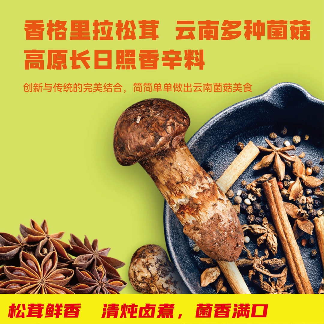 滇中云作（每袋两包）松茸炖肉料清炖卤煮火锅高汤米线粉面火锅底料