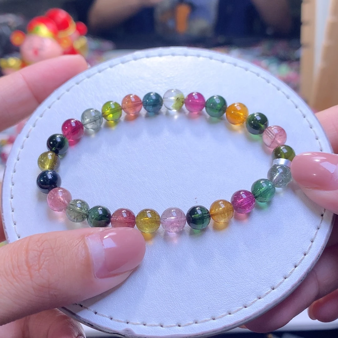 【闪购商品】未镶嵌手链碧玺7m