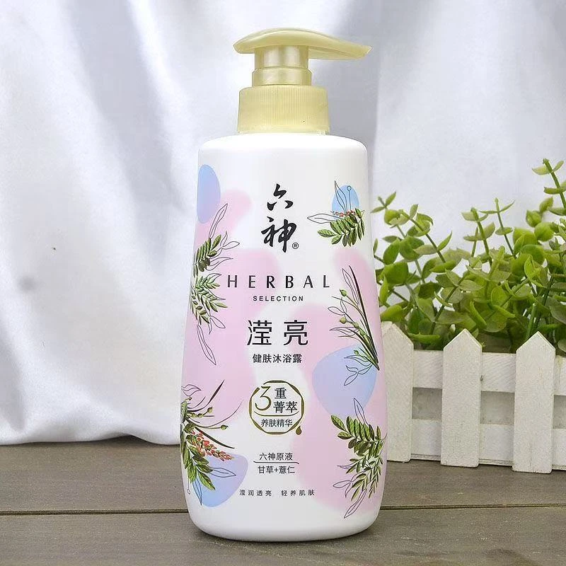 六神莹亮健肤沐浴露750ml 临期品