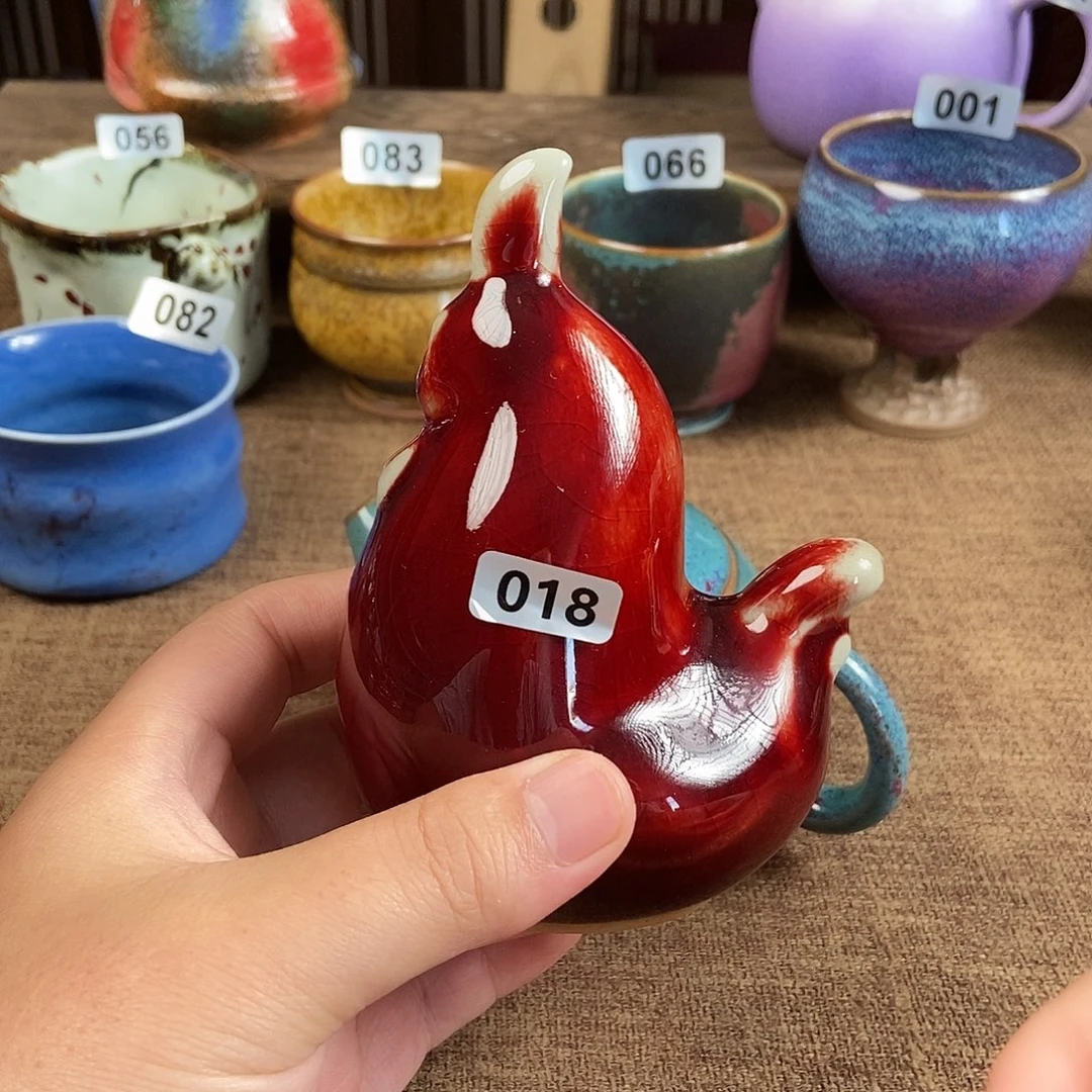 平***乐瓷片钧瓷茶壶茶具
