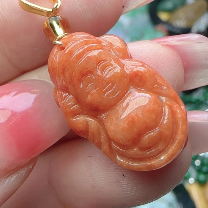 翡翠未镶嵌颈饰天然A货168