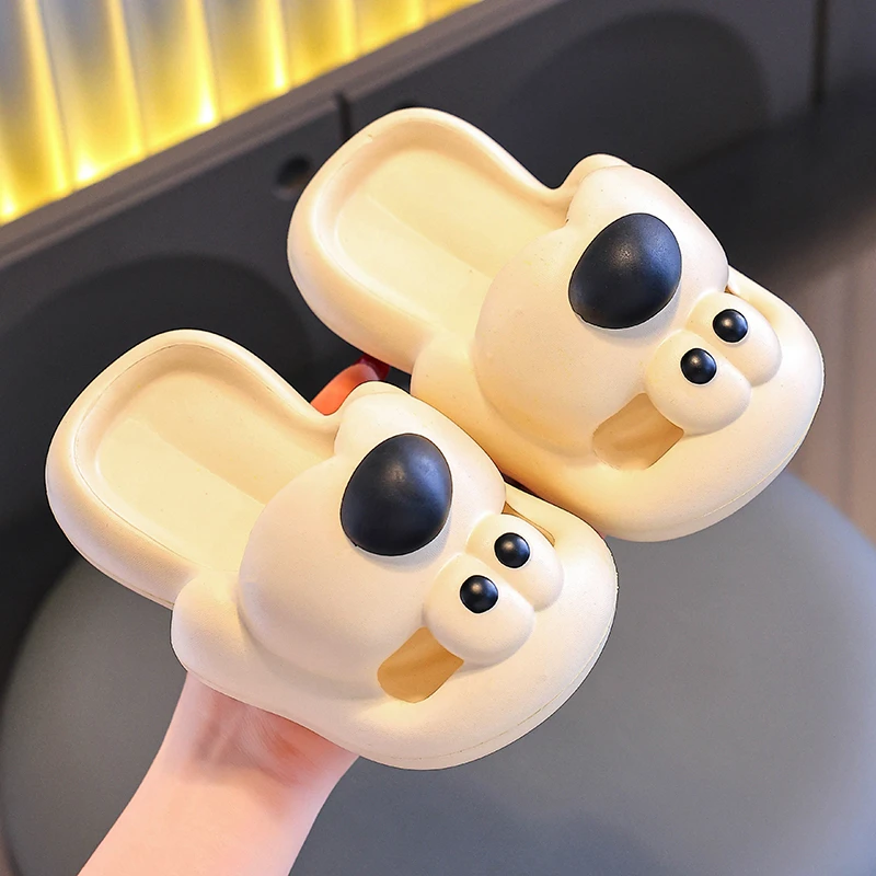 夏季儿童凉拖鞋男女童可爱踩屎感防滑中小童软底居家小孩洗澡凉拖