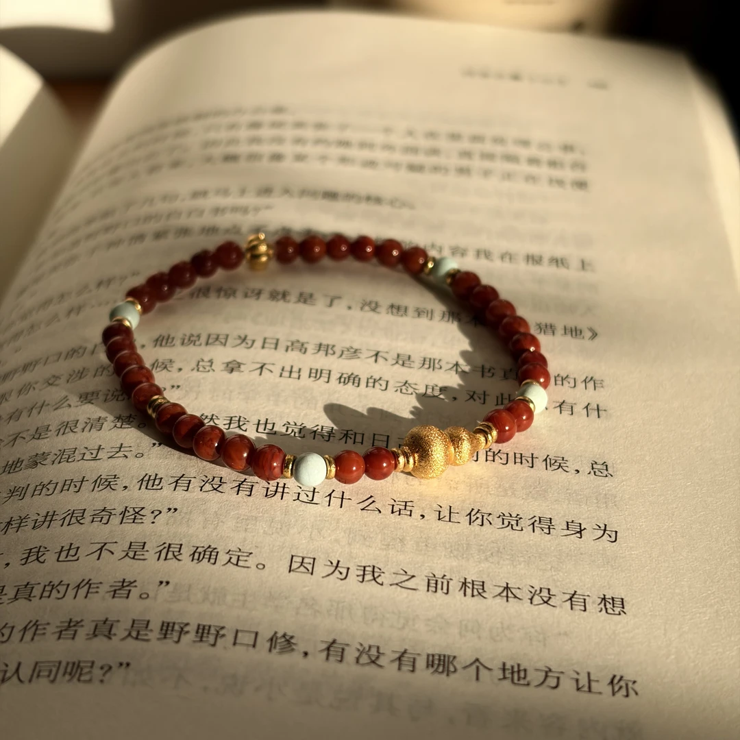 "日作集 ▪【南红 松石】天然南红设计款手串（多样性）