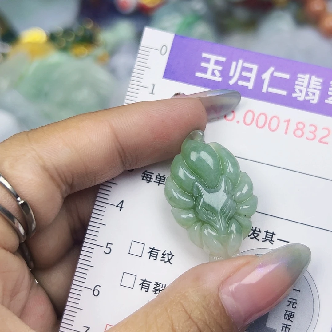 翡翠未镶嵌吊坠(不含链)111