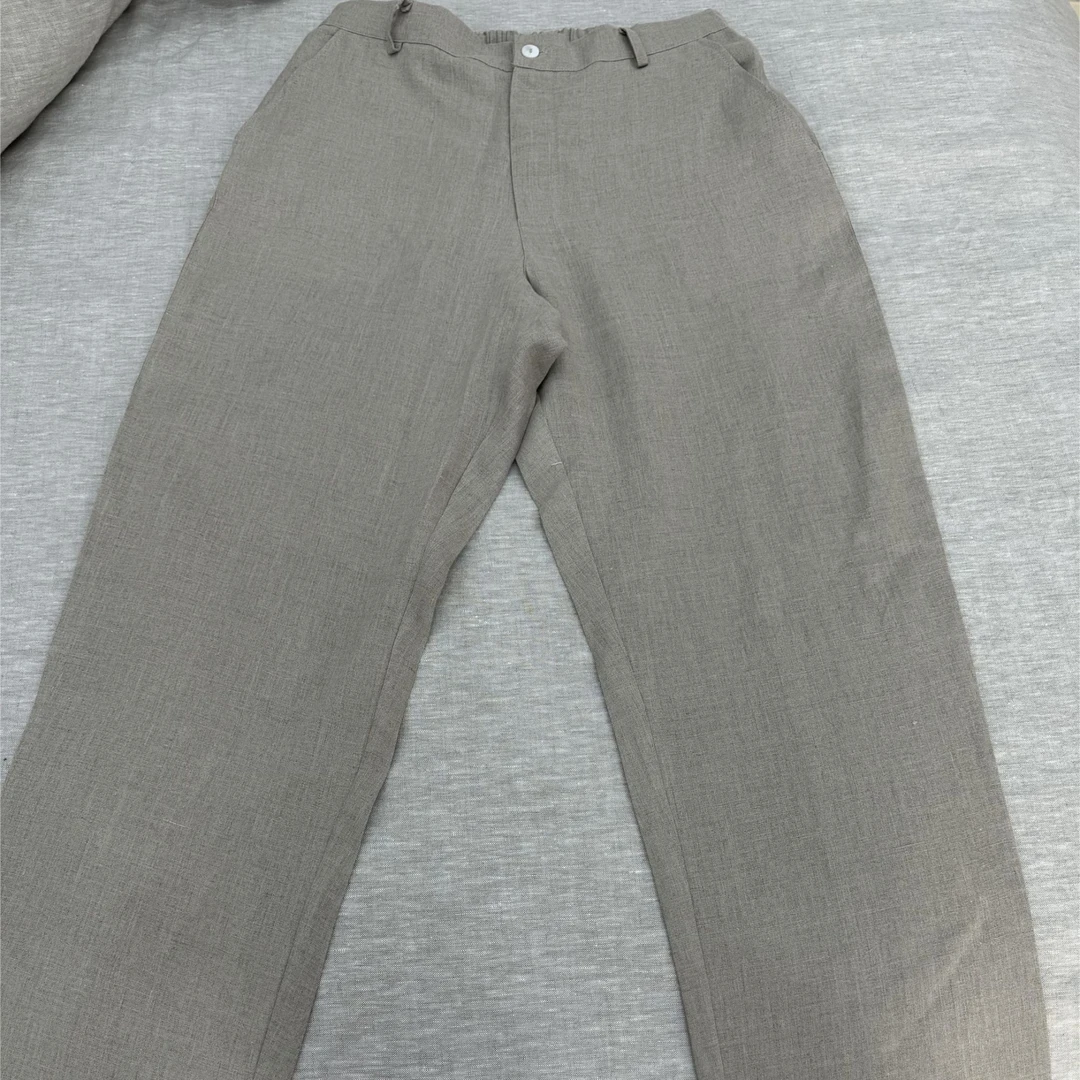 【福宝推荐】双雨露亚麻 百搭修身男裤