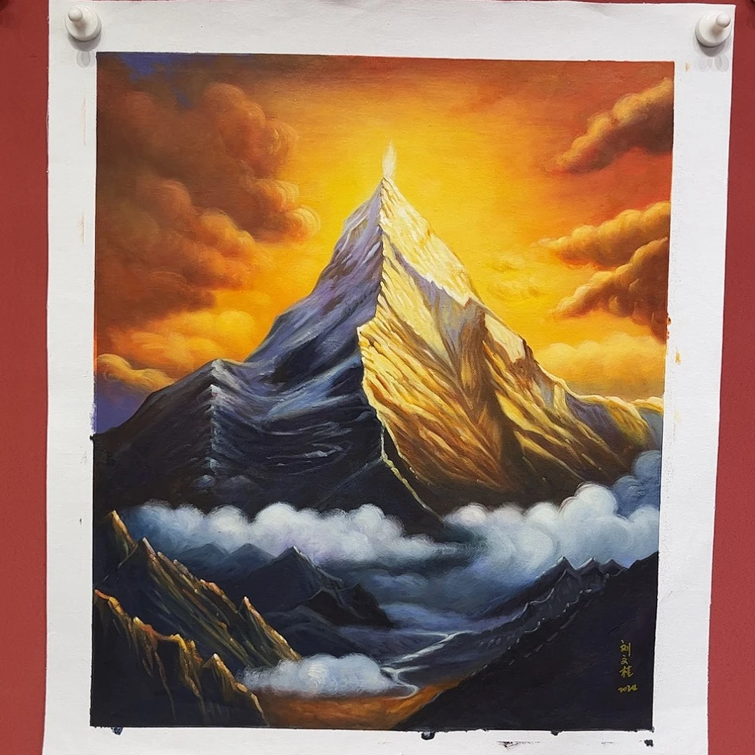 油画刘文桂油画作品