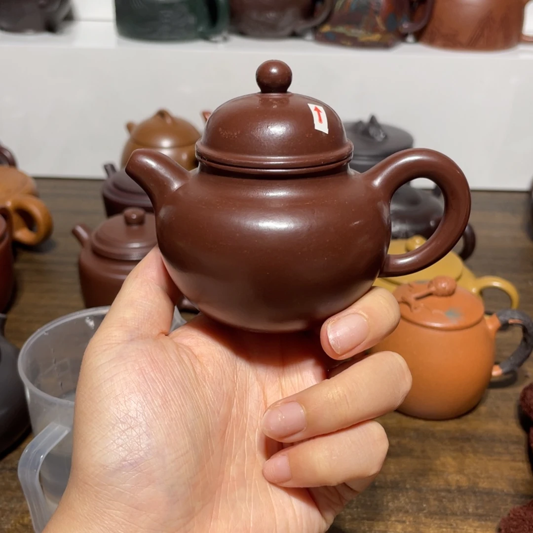 茶壶紫砂宜兴紫砂壶半手工8
