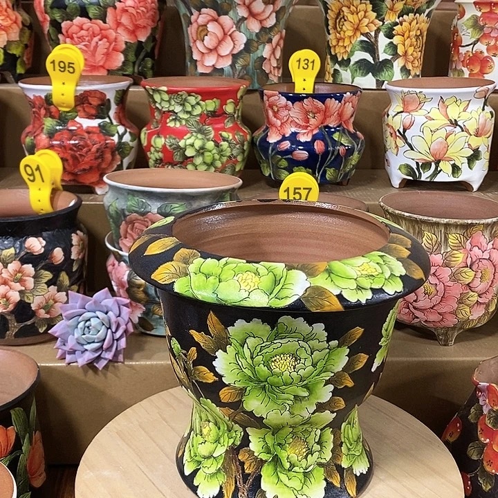 景德镇精品博采美盆特价13.5/16