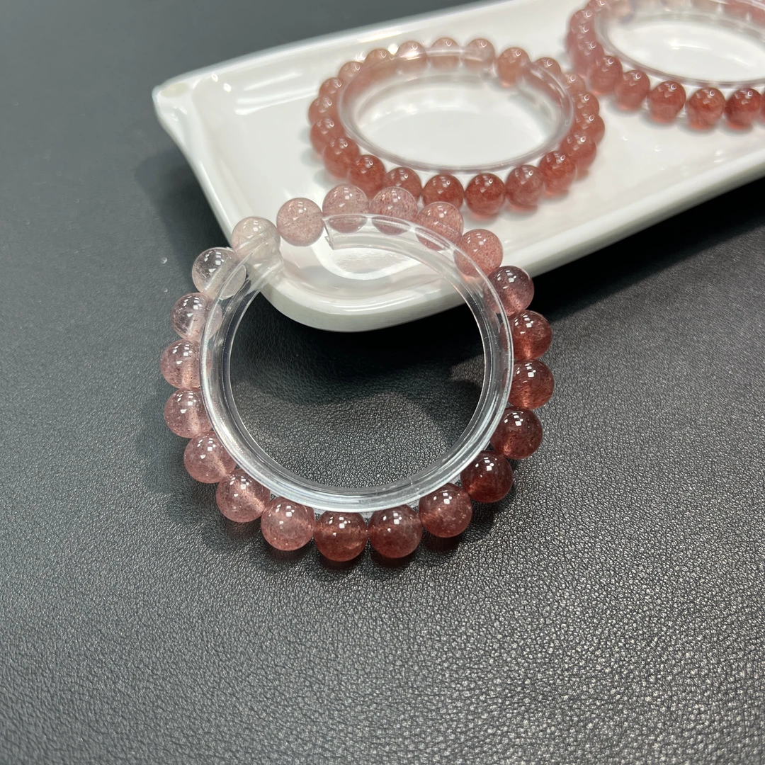 白水体草莓晶渐变【多样性发其一】默认微瑕