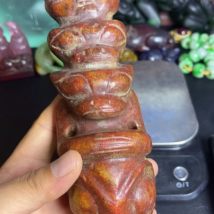 把件白玉菩提一个