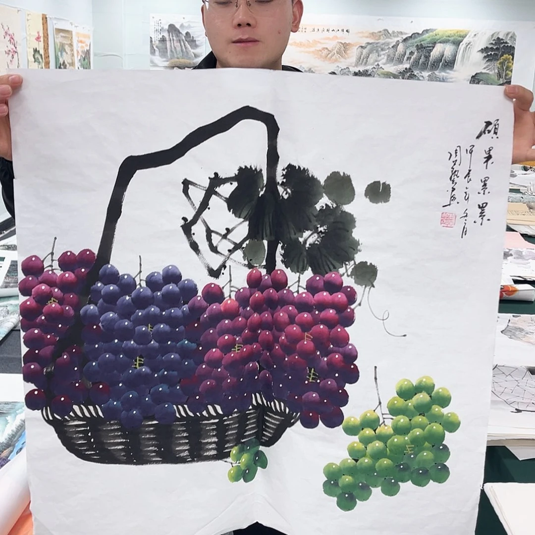 国画宣纸国画作品纯手绘